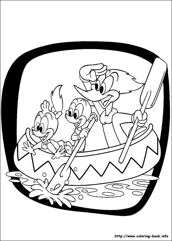 Woody Woodpecker kolorowanki